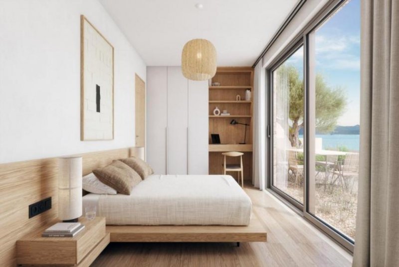 Kissamos Kreta, Kissamos: Neubau-Projekt! Elegante Wohnung am Meer mit unverbautem Blick auf die Ägäis zu verkaufen Wohnung kaufen